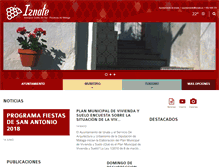 Tablet Screenshot of iznate.es